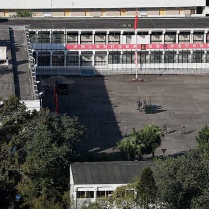 There was a bomb scare at the People’s Liberation Army barracks. Picture: Sam Tsang