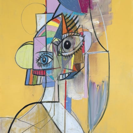 Multicolored Portrait (2014), by George Condo, one of a number of works by the American visual artist, together with those by Francis Bacon, Zeng Fanzhi, Adrian Ghenie and Yukimasa Ida, on show at Hong Kong’s Villepin art gallery. Photo: Villepin