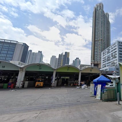 A fatal robbery occurred outside Cheung Sha Wan Wholesale Vegetable Market on May 24, 2020. Photo: Handout 
