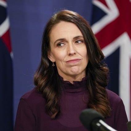 New Zealand Prime Minister Jacinda Ardern reacts during a joint press conference with Australian Prime Minister Anthony Albanese. Photo: AP