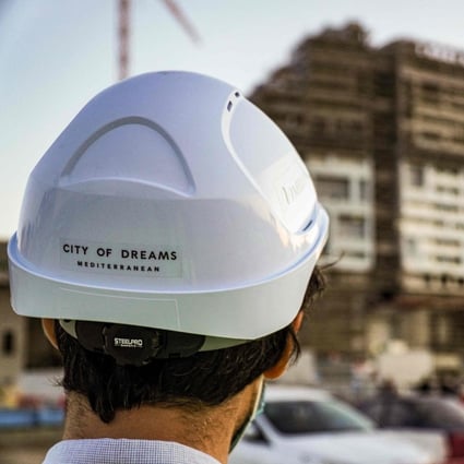 The City of Dreams Mediterranean casino under construction in Cyprus’ southern coastal city of Limassol. Photo: Roy Issa/AFP