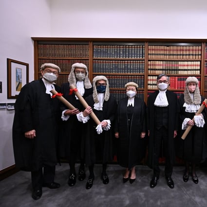 Hong Kong’s chief justice has stressed the importance of the senior counsel, as five barristers were appointed. Photo: Handout 