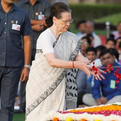 India’s Congress Party chief Sonia Gandhi in 2019. Photo: Reuters
