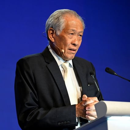 Singapore’s Defence Minister Ng Eng Hen said the very fact that the US and China defence ministers held face-to-face talks gave the region ‘some comfort’. Photo: Reuters
