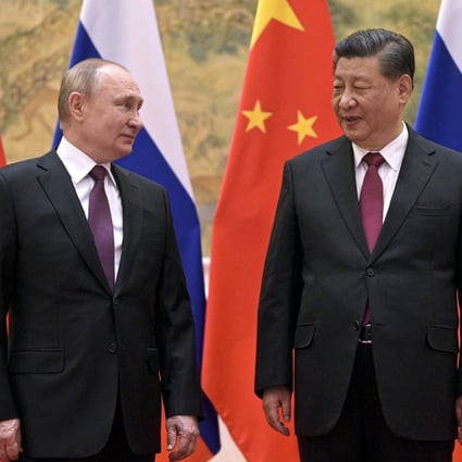 Russian President Vladimir Putin and Chinese leader Xi Jinping spoke by phone on Wednesday. Photo: AP