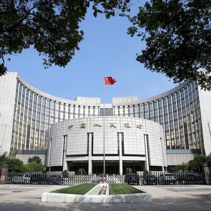 China’s central bank has kept the interest rate of one-year medium-term lending facility loans unchanged for the coming five months. Photo: Reuters