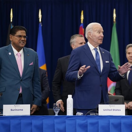 President Joe Biden at the Summit of the Americas. Photo: AP