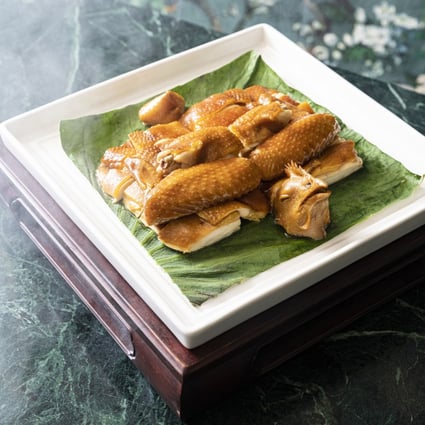 Woo Cheong Tea house’s speciality tea-smoked chicken. Photo: Handout