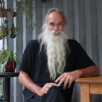 Book seller Nick Lovatt talks about his many decades in Hong Kong, including living on Lamma Island since 1988 and not shaving since his wedding in 1995. Photo: Edmond So
