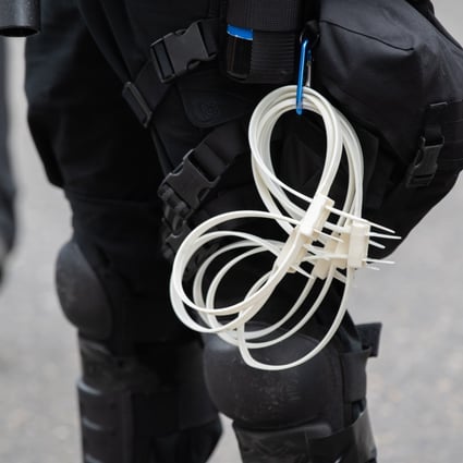 A provision deeming zip ties ‘fit for unlawful purposes’ can be interpreted very broadly, a prosecutor has argued in Hong Kong’s top court. Photo: Shutterstock Images