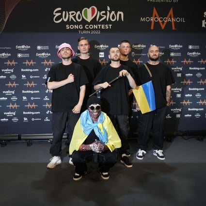 Kalush Orchestra of Ukraine after winning the 2022 Eurovision Song Contest last month. Photo: AP