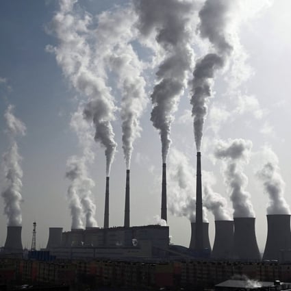The coal-powered Datang International Zhangjiakou Power Station in Zhangjiakou in China’s northern Hebei province, pictured in November 15, 2021. Photo: AFP