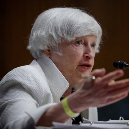 US Treasury Secretary Janet Yellen earlier this month. Photo: Reuters