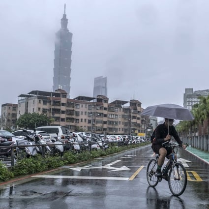 Buildings in Taipei were rattled on Monday by an earthquake. Photo: Bloomberg