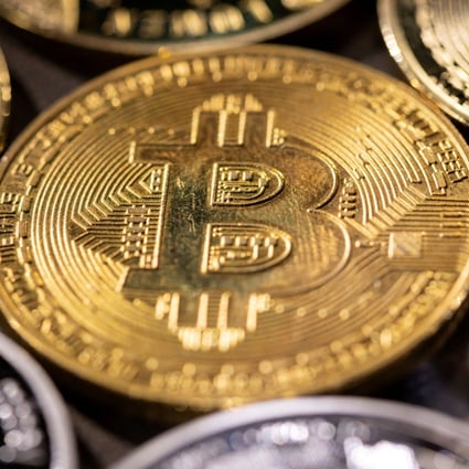 Representation of cryptocurrency bitcoin is seen in this illustration. Photo: Reuters