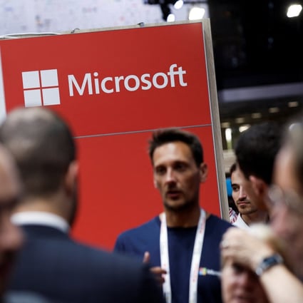 The Microsoft logo is seen at the Viva Technology conference in Paris, France June 15, 2022. Photo: Reuters