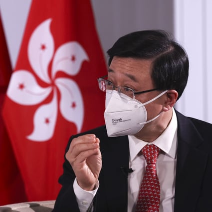 John Lee must deal with the escalating debate on whether Hong Kong remains free enough to keep its status as an international business hub. Photo: Nora Tam
