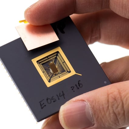 A RISC-V prototype chip. Chinese scientist Bao Yungang recently said in a post online that China could weather sanctions better than Russia because of its semiconductor talent and the ability to fork the open source RISC-V architecture. Photo: Handout