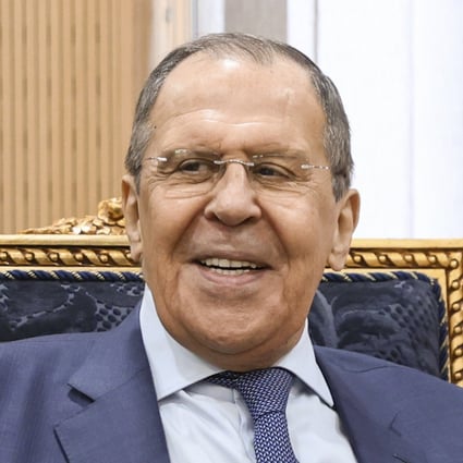 Russian Foreign Minister Sergey Lavrov reacts during his talks in Riyadh, Saudi Arabia on June 1. Photo: Russian Foreign Ministry Press Service via AP
