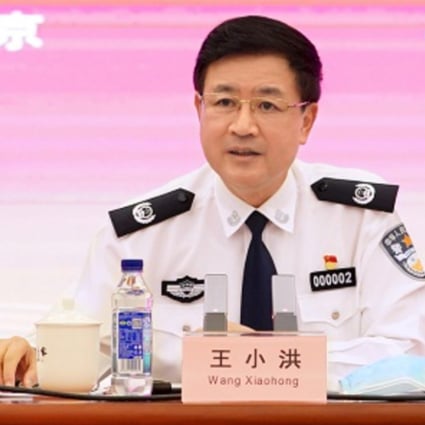 Wang Xiaohong, 64, has been promoted to minister of public security. Photo: Sina