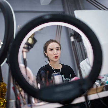 Live streamer Viya Huang Wei hosting a video on Taobao Live on April 16, 2019. Viya was one of the most high-profile live-streamers to be hit with fines over tax avoidance at the end of 2021. Photo: VCG