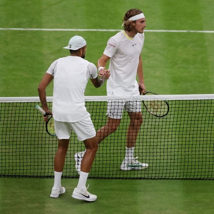 Nick Kyrgios labelled Stefanos Tsitsipas ‘soft’ and defended his on-court antics. Photo: TNS