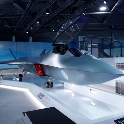 A model of the Tempest jet fighter in Britain. Photo: Reuters