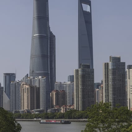Cargo ships sail on the Huangpu River during the Covid-19 lockdown in Shanghai on May 9, 2022. Photo: EPA-EFE