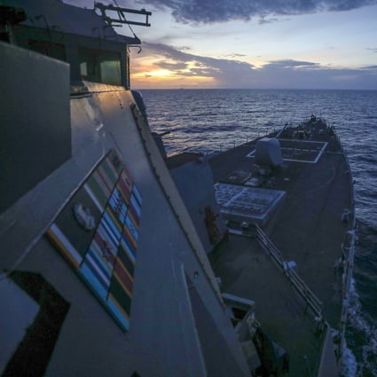 The USS Benfold in the Philippine Sea on July 16. Photo: US Navy