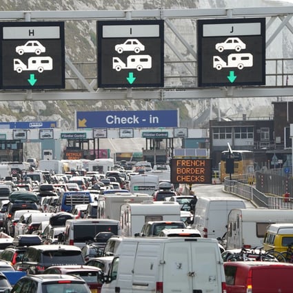 Brexit blamed as UK faces logjam at Channel port of Dover South China
