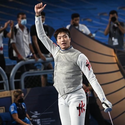 Fencer Edgar Cheung Ka-long, the first Hong Kong man to win an Olympics gold medal, is among 28 recipients of the Silver Bauhinia Star award. Photo: FIE