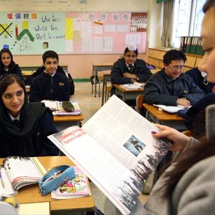 Teachers and students say obstacles in Hong Kong’s education system have slowed down ethnic minority pupils in their learning of Chinese. Photo: SCMP