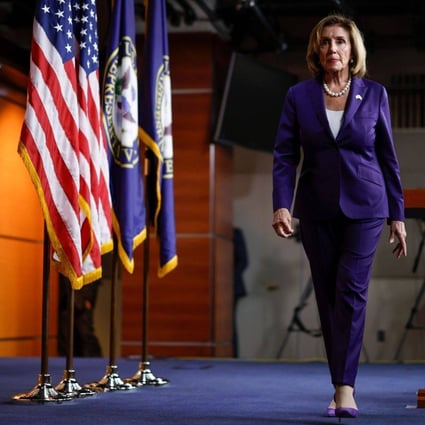 If US House Speaker Nancy Pelosi goes to Taiwan, she will be the highest-ranking US official to visit the island in 25 years. Photo: Bloomberg