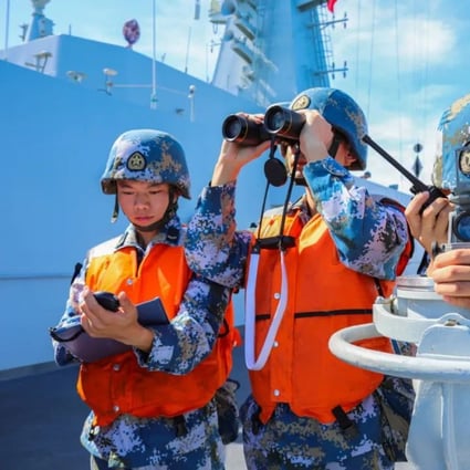 The PLA is conducting exercises in the South China Sea and Bohai Sea ahead of US House Speaker Nancy Pelosi’s anticipated visit to Taiwan on Tuesday. Photo: Weibo