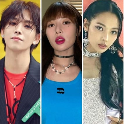 Cho Seung-hee, Junhyeok, Hyuna, Somin and Jang Hyeri all moved on from their K-pop groups very quickly. Photos: @seunghee91_63, @hyunah_aa, @somin_jeon0822, @s2._.hyerii/Instagram; Wikipedia