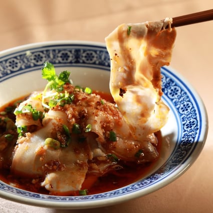 Pork slices with garlic sauce at Sijie Sichuan restaurant in Causeway Bay. Chinese-American Elizabeth Zhang loves to eat spicy food in Hong Kong. Photo: May Tse