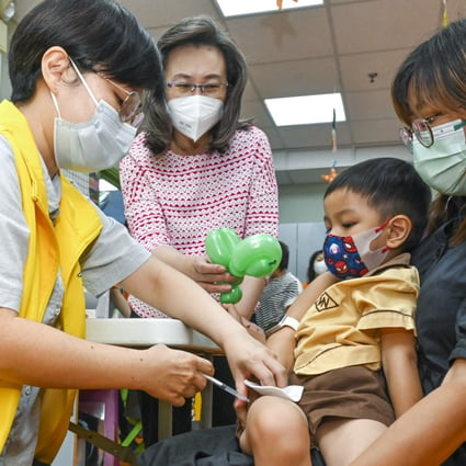 Hong Kong has lowered the age threshold for Sinovac jabs to children as young as six months from the previous mark of three years. Photo: Handout