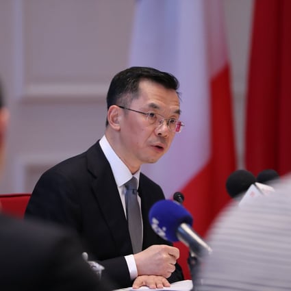 Lu Shaye, Chinese ambassador to Paris, says the Taiwanese government has carried out a campaign of ‘desinicisation’. Photo: Twitter
