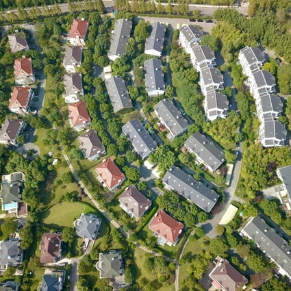 Suburban housing in Shanghai’s Pudong area. About 20,000 lived-in homes changed hands in Shanghai last month, 27 per cent higher than a month earlier. Photo: Shutterstock Images