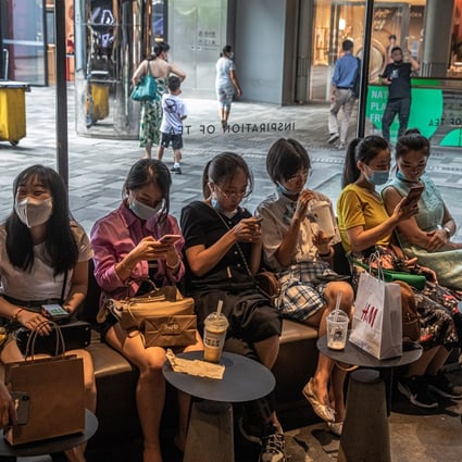 Mobile commerce is highly prevalent in China, with a penetration rate of 96 per cent. Photo: EPA-EFE