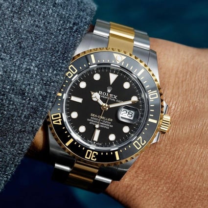 A Rolex watch available on Tourneau, which sells both new and pre-owned Rolexes.
