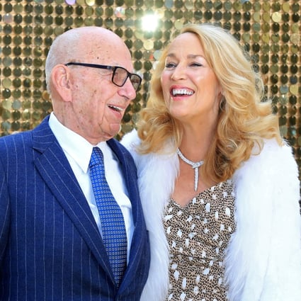 Rupert Murdoch and Jerry Hall. File photo: Reuters