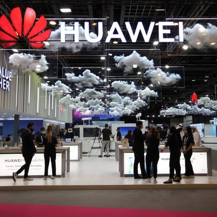 Huawei’s pavilion at Gitex Technology Week 2020, the biggest in-person technology event in the world, in Dubai, UAE, on December 6, 2020.