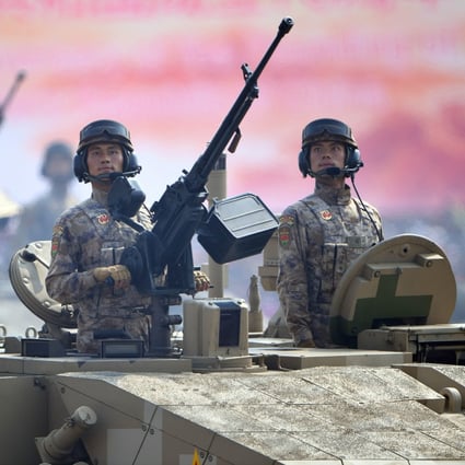 PLA troops take part in a military parade during celebrations marking the 70th anniversary of the founding of the People’s Republic of China in Beijing on October 1, 2019. Photo: Xinhua