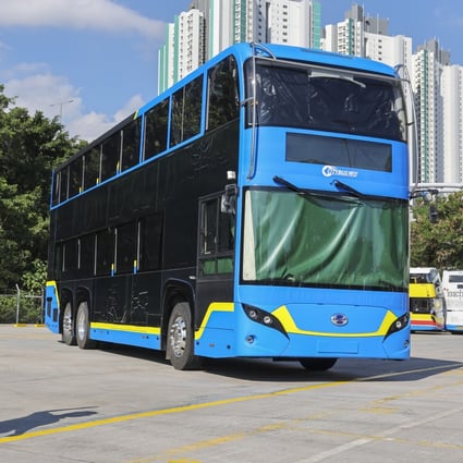 Citybus recently unveiled its first hydrogen-fuelled double-decker bus. Photo: Edmond So