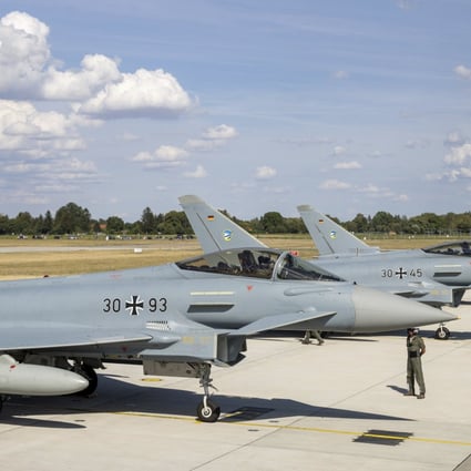 Germany has sent six Eurofighters to take part in Australia’s Pitch Black military exercises. Photo: DPA via AP