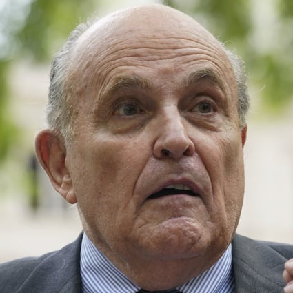 Rudy Giuliani speaks during a news conference in New York in June. Photo: AP
