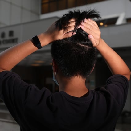Oscar Wong Wing-hei recently lost a High Court bid for legal aid to challenge his school’s hair length rule. Photo: Xiaomei Chen