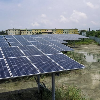 Taiwan is looking at ways to reach its renewable energy goals, including subsidising rooftop solar panels and buying back the power produced by them. Photo: Bloomberg
