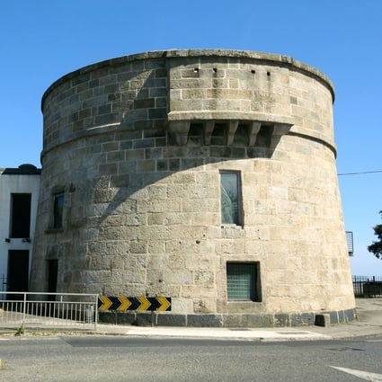 The tower in Sandycove, Dublin, Ireland where author James Joyce stayed for an eventful week and which now functions as the James Joyce Tower and Museum. Photo: Shutterstock